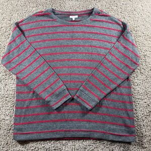 Maurices striped Women 1X Long Sleeve Crew Neck Sweater Top Cozy knit layering